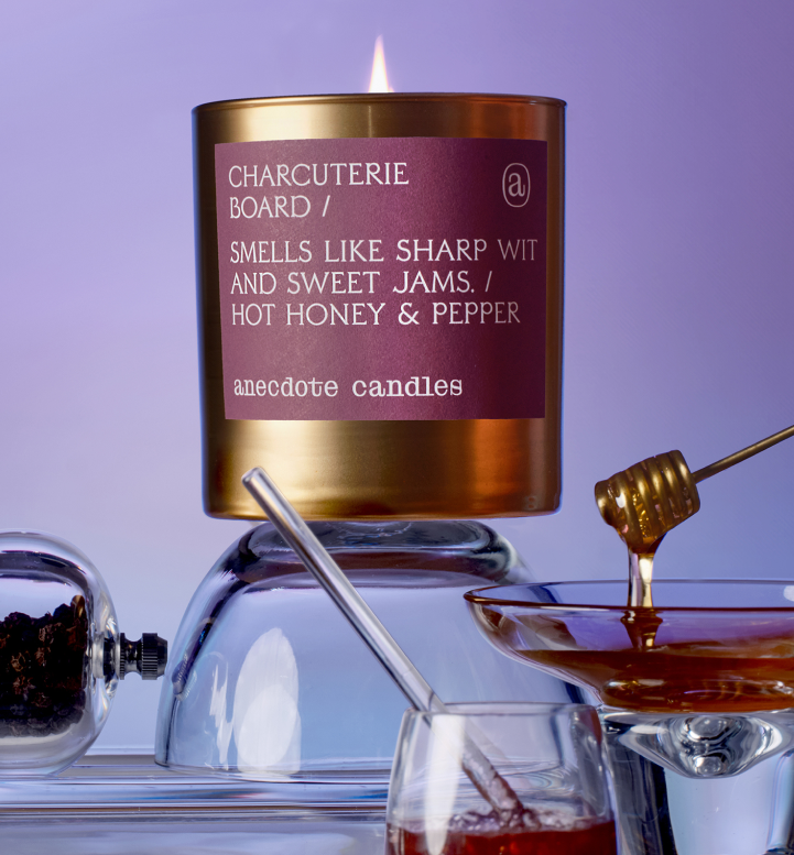 Charcuterie Board Gold Tumbler Candle