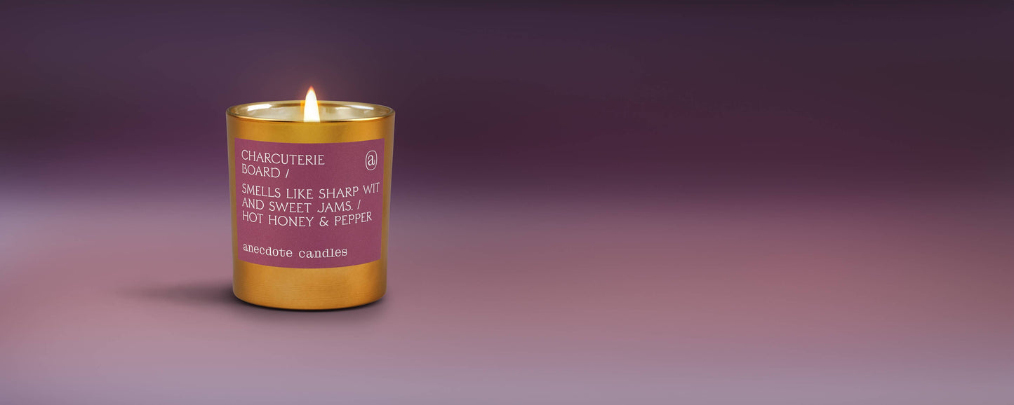 Charcuterie Board Gold Tumbler Candle