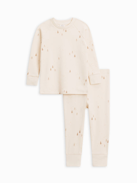 Long Sleeve Jammies - Alpine / Truffle