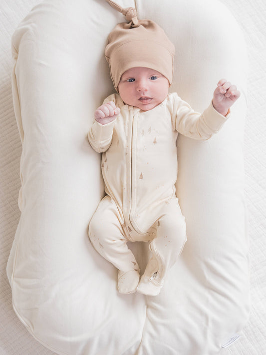 Peyton Zipper Sleeper - Alpine / Truffle: NB