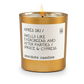 Après Ski Gold Tumbler Candle