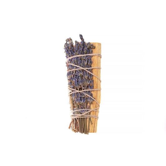 4" Blue Sage, Lavender and Palo Santo Bundle