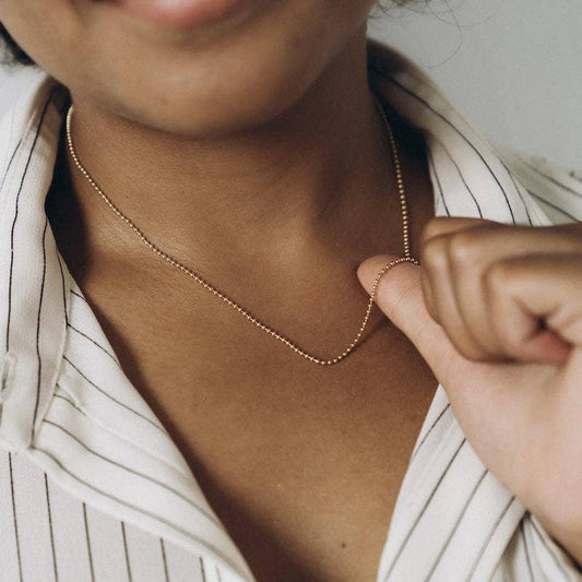 Natalia Ball Chain Necklace