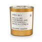 Après Ski Gold Tumbler Candle