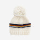 Silver Ski Goggles Beanie