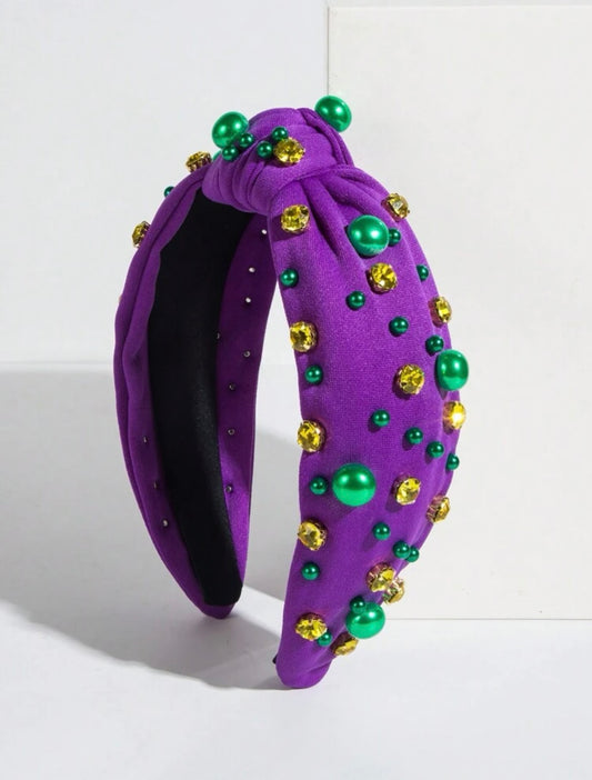 Mardi Party Matte Headband
