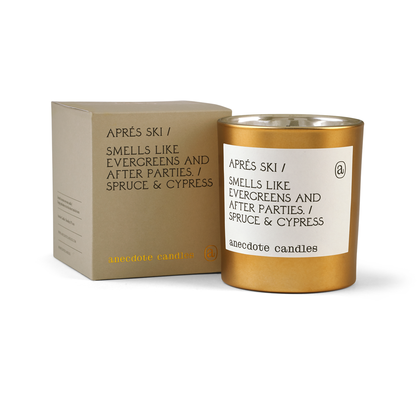 Après Ski Gold Tumbler Candle