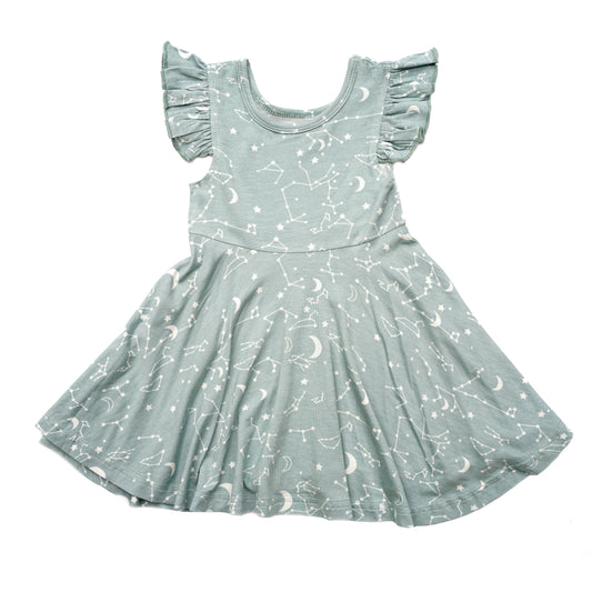 Stargazer Bamboo Girl Twirl Dress