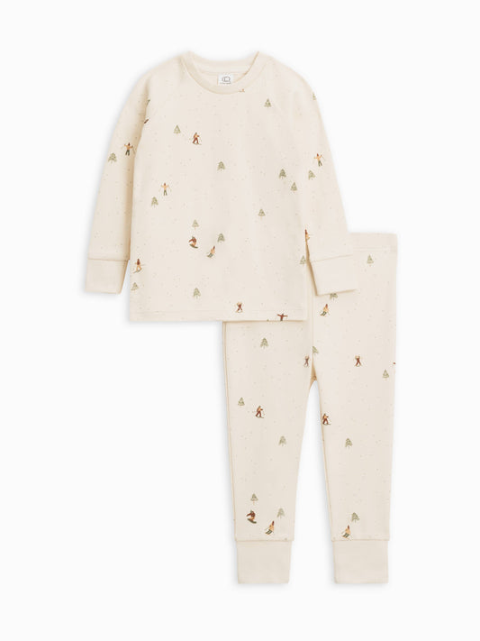 Long Sleeve Jammies - Ski Trails / Forest