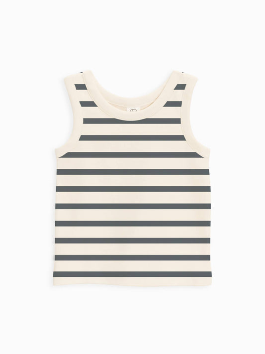 Leni Tank - Thistle Stripe / Harbor