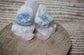 Resin Wire Hoop Earrings in Blush Tortoise - Cooper Lucy