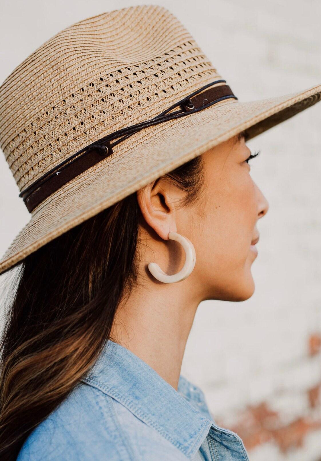 OC Haley Hoops in Bone - Cooper Lucy