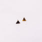 Classic Tortoise Triangle Stud Earrings - Cooper Lucy